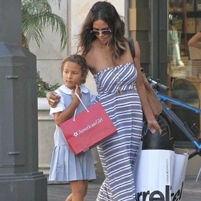 Halle Berry with her daughter,  Nahla Ariela Aubry.